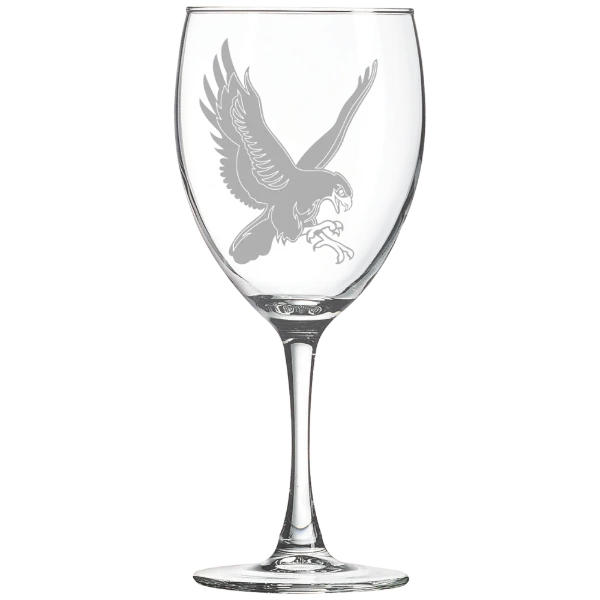 Montclair State University Polar Camel 10 1/2 oz. Wine Glass