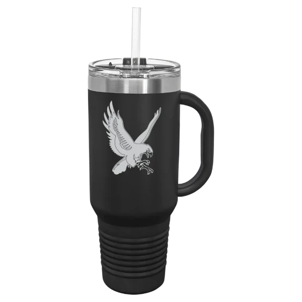 Montclair State University Polar Camel 40 oz. Travel Mug with Snap Lid & Straw