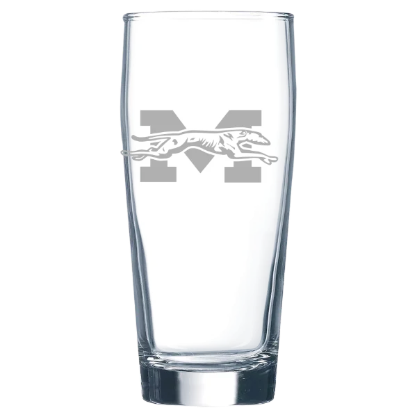 Moravian University Polar Camel 16 oz. Willi Becher Beer Glass