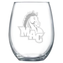 Mount Aloysius College Polar Camel 15 oz. Stemless Wine Glass