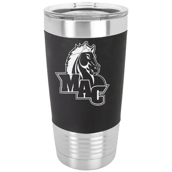 Mount Aloysius College Polar Camel 20 oz. Silicone Grip Tumbler with Standard Lid