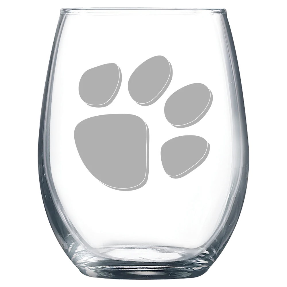 Mount Holyoke College Polar Camel 9 oz. Stemless Wine Glass