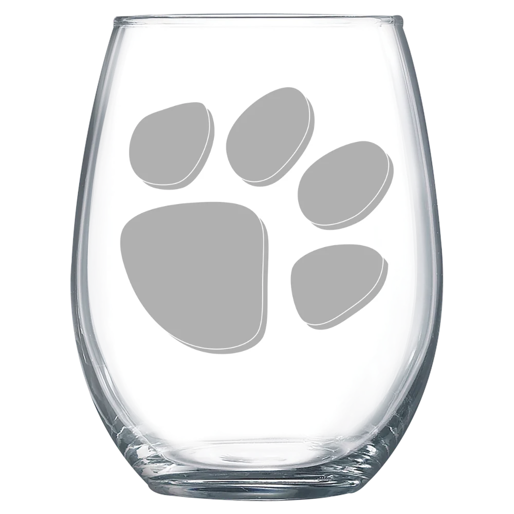 Mount Holyoke College Polar Camel 15 oz. Stemless Wine Glass