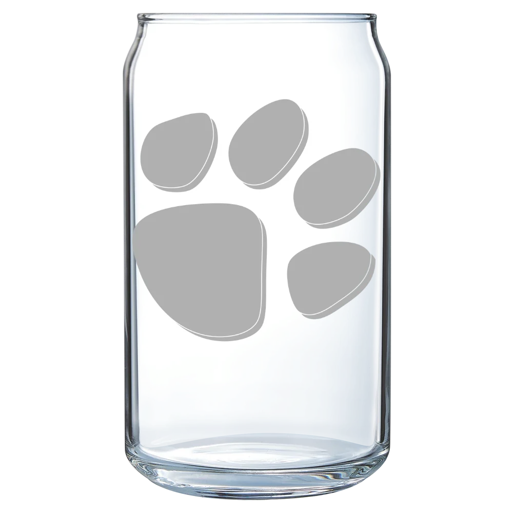 Mount Holyoke College Polar Camel 16 oz. Can Glass