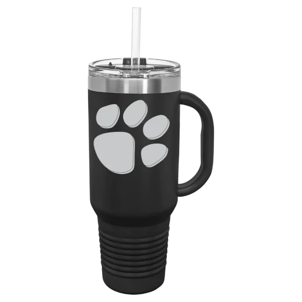Mount Holyoke College Polar Camel 40 oz. Travel Mug with Snap Lid & Straw