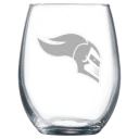 Mount Saint Mary College (New York) Polar Camel 9 oz. Stemless Wine Glass