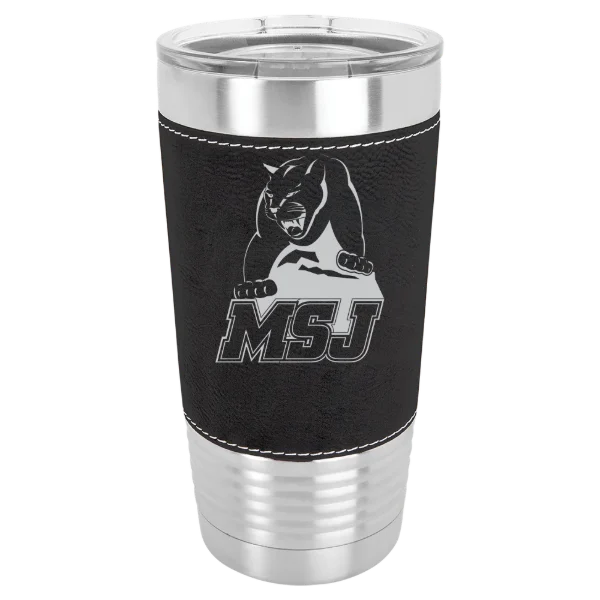 Mount St. Joseph University Polar Camel 20 oz. Leatherette Grip Tumbler with Standard Lid