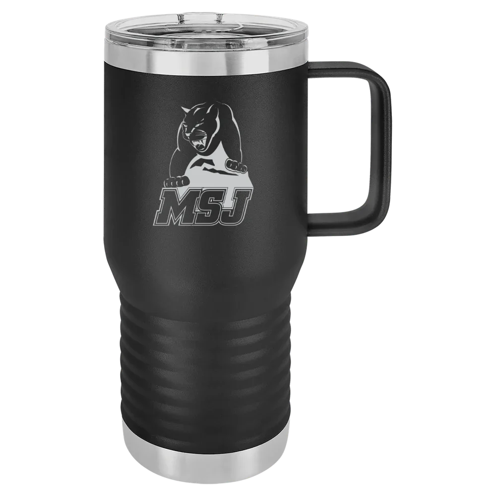 Mount St. Joseph University Polar Camel 20 oz. Travel Mug with Slider Lid