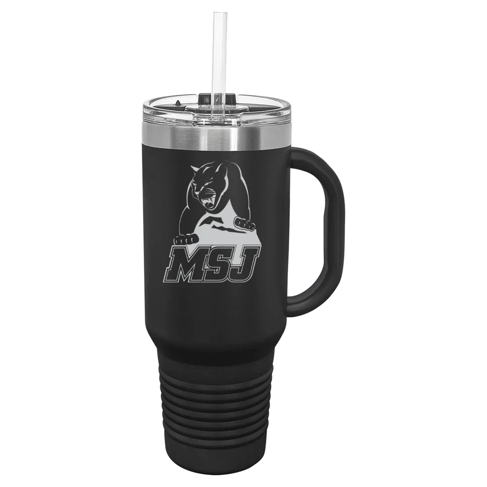 Mount St. Joseph University Polar Camel 40 oz. Travel Mug with Snap Lid & Straw