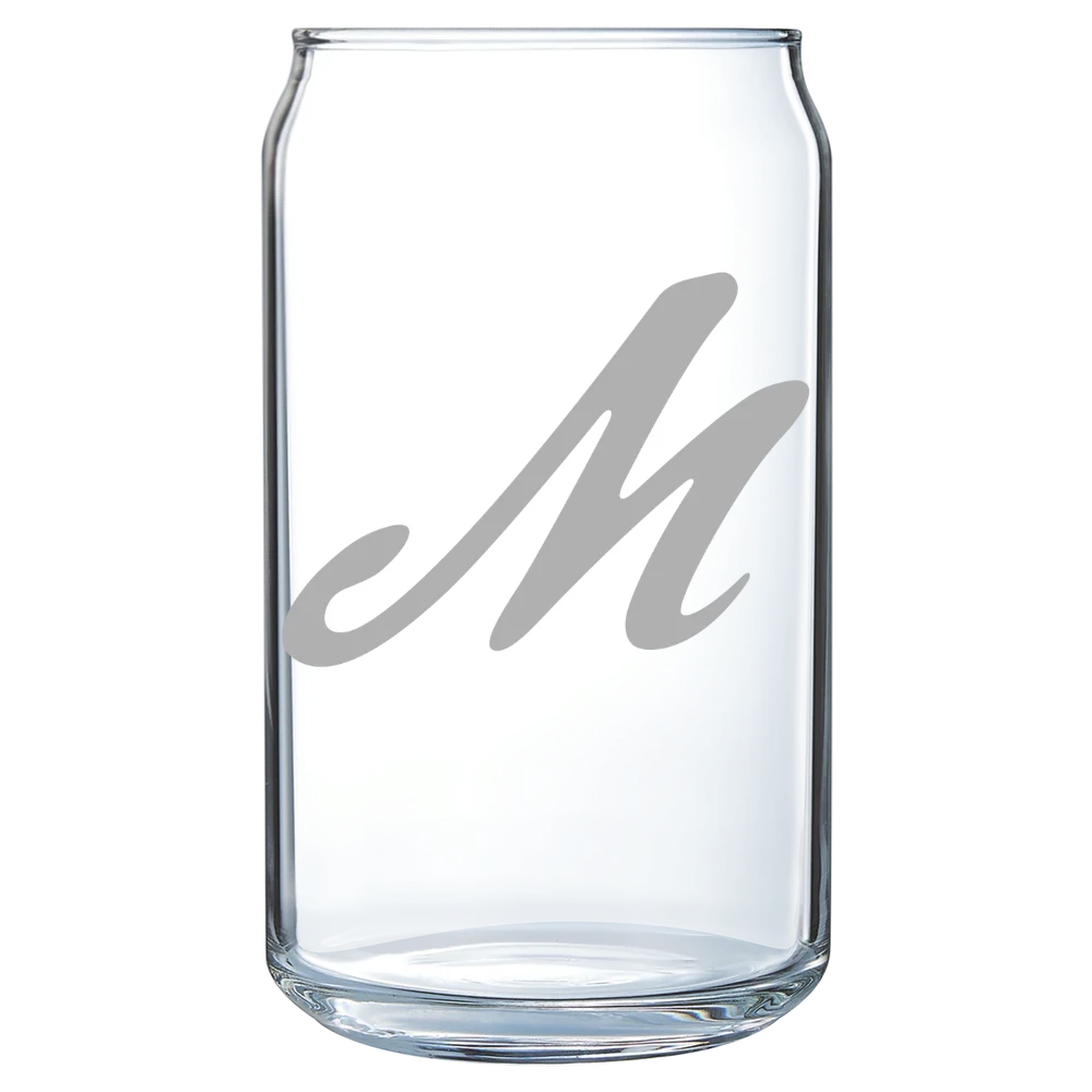 Muhlenberg College Polar Camel 16 oz. Can Glass