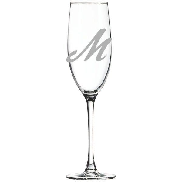 Muhlenberg College Polar Camel 8 oz. Champagne Flute