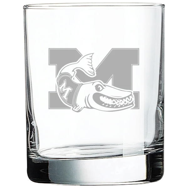 Muskingum University Polar Camel 10 1/2 oz. On The Rocks Glass