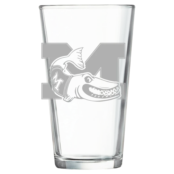 Muskingum University Polar Camel 16 oz. Pint Mixing Glass