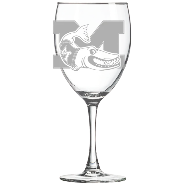 Muskingum University Polar Camel 10 1/2 oz. Wine Glass