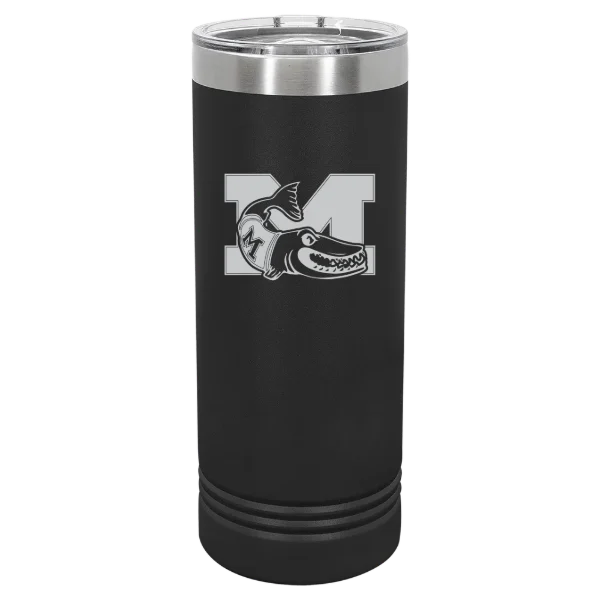 Muskingum University Polar Camel 22 oz. Skinny Tumbler with Slider Lid