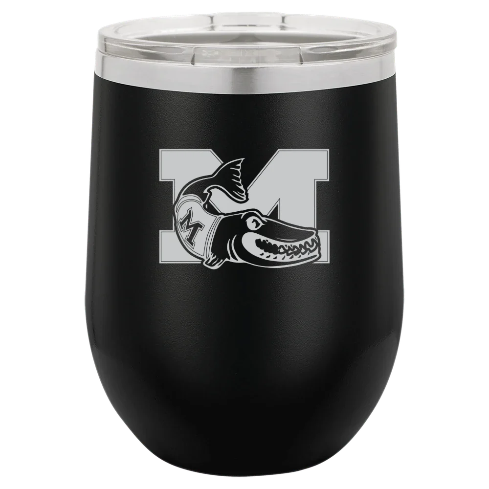 Muskingum University Polar Camel 12 oz. Stemless Wine Tumbler
