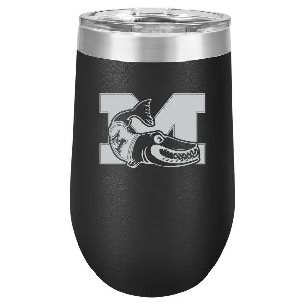 Muskingum University Polar Camel 16 oz. Stemless Wine Tumbler