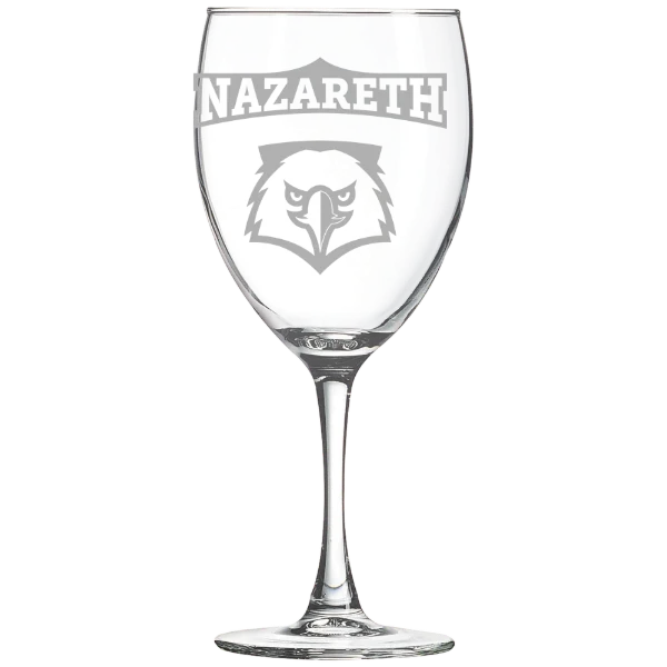 Nazareth University Polar Camel 10 1/2 oz. Wine Glass