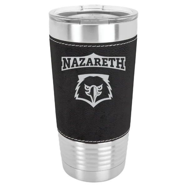 Nazareth University Polar Camel 20 oz. Leatherette Grip Tumbler with Standard Lid
