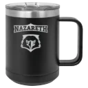 Nazareth University Polar Camel 15 oz. Mug with Slider Lid