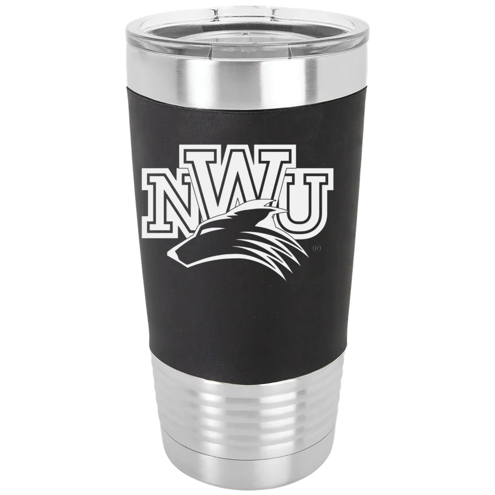 Nebraska Wesleyan University Polar Camel 20 oz. Silicone Grip Tumbler with Standard Lid