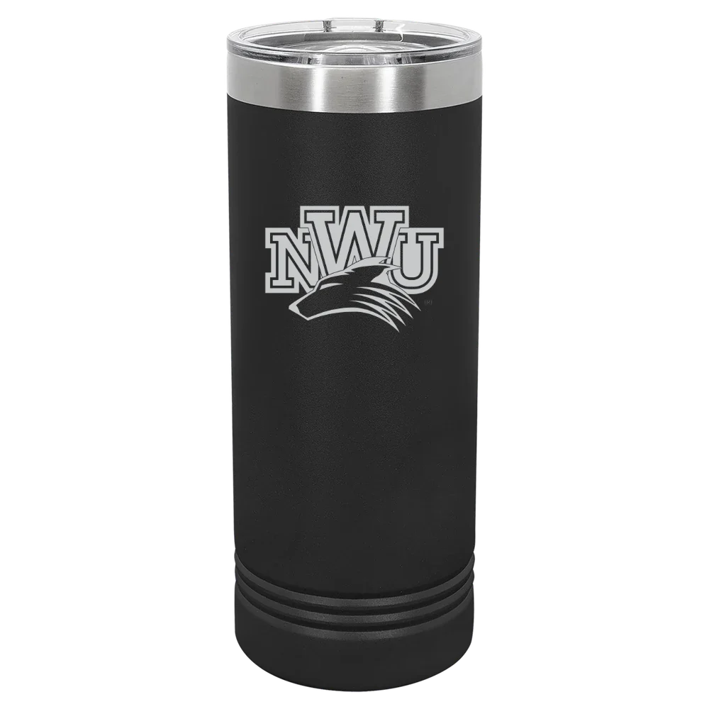 Nebraska Wesleyan University Polar Camel 22 oz. Skinny Tumbler with Slider Lid