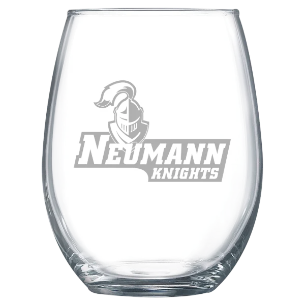 Neumann University Polar Camel 15 oz. Stemless Wine Glass