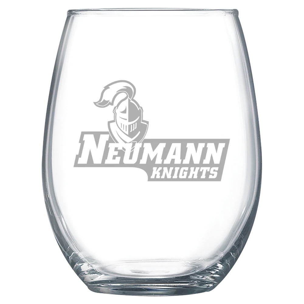 Neumann University Polar Camel 15 oz. Stemless Wine Glass