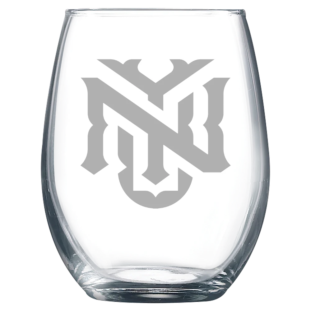 New York University Polar Camel 9 oz. Stemless Wine Glass