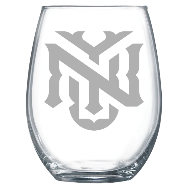 New York University Polar Camel 15 oz. Stemless Wine Glass