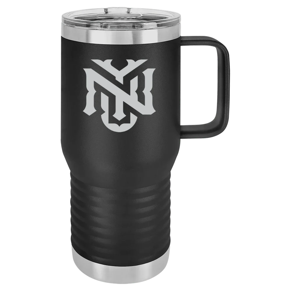 New York University Polar Camel 20 oz. Travel Mug with Slider Lid