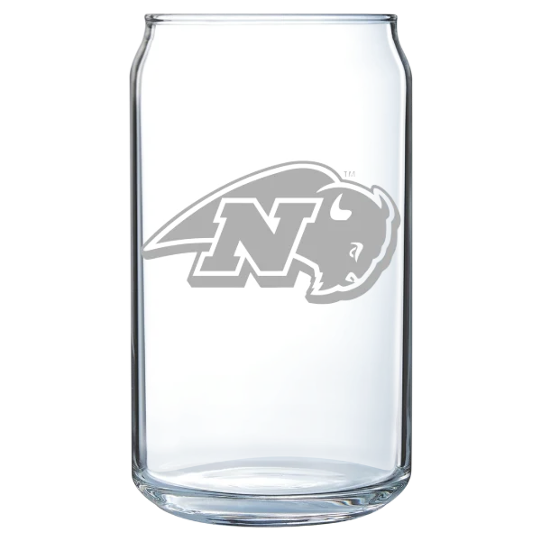 Nichols College Polar Camel 16 oz. Can Glass