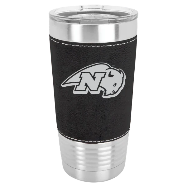 Nichols College Polar Camel 20 oz. Leatherette Grip Tumbler with Standard Lid