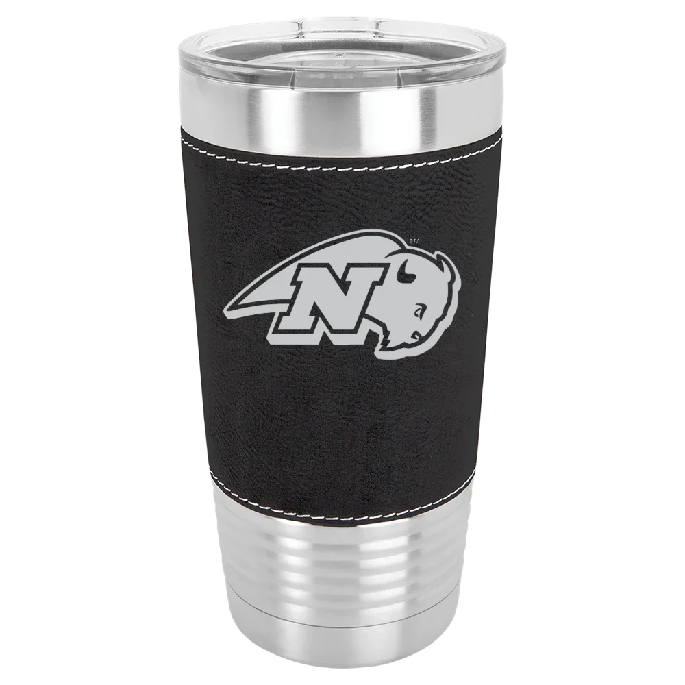 Nichols College Polar Camel 20 oz. Leatherette Grip Tumbler with Standard Lid
