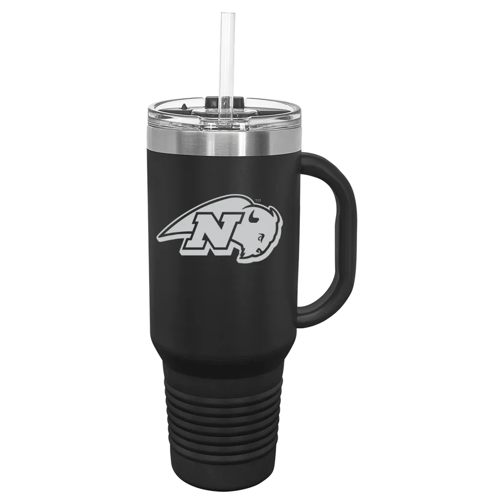 Nichols College Polar Camel 40 oz. Travel Mug with Snap Lid & Straw