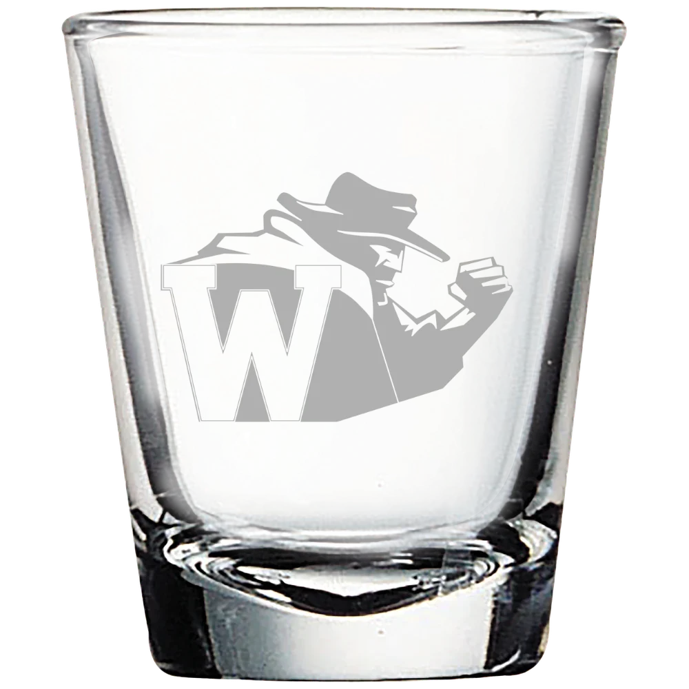 North Carolina Wesleyan University Polar Camel 1.7 oz. Shot Glass
