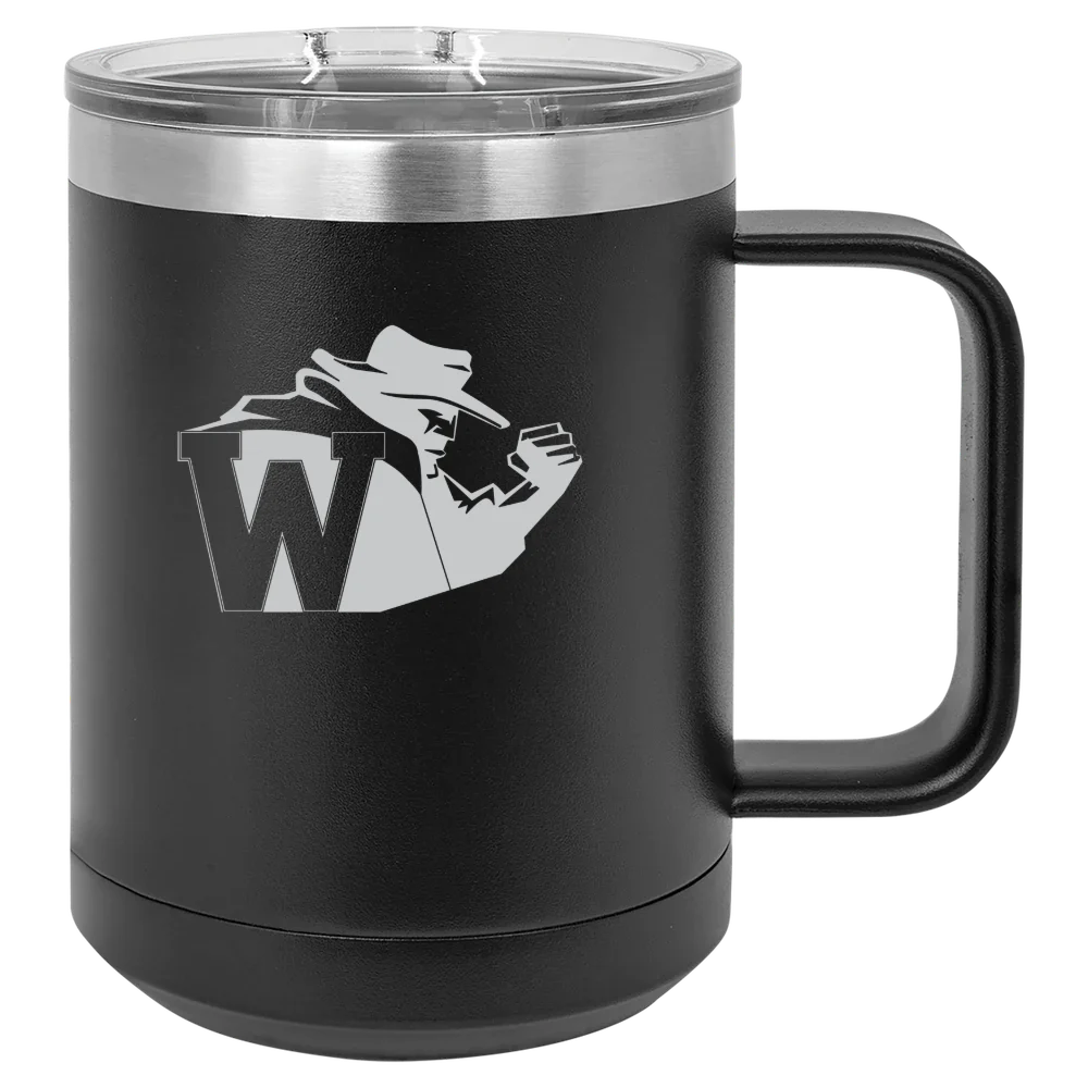 North Carolina Wesleyan University Polar Camel 15 oz. Mug with Slider Lid