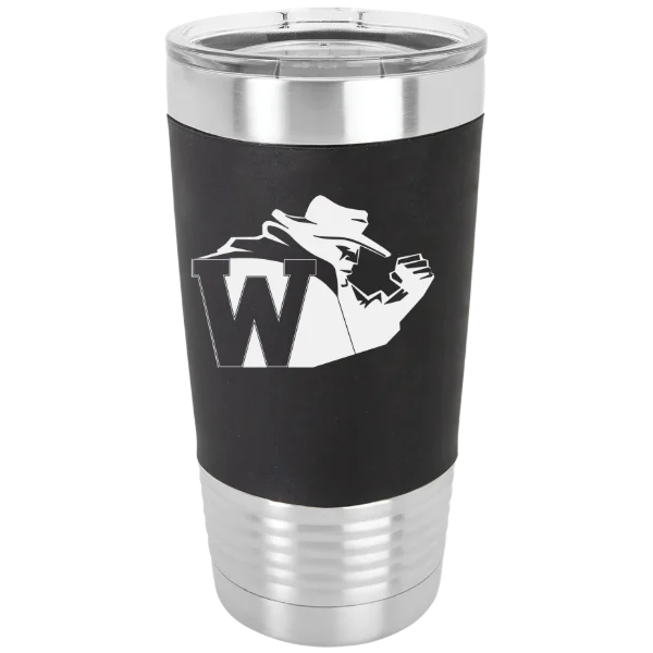 North Carolina Wesleyan University Polar Camel 20 oz. Silicone Grip Tumbler with Standard Lid
