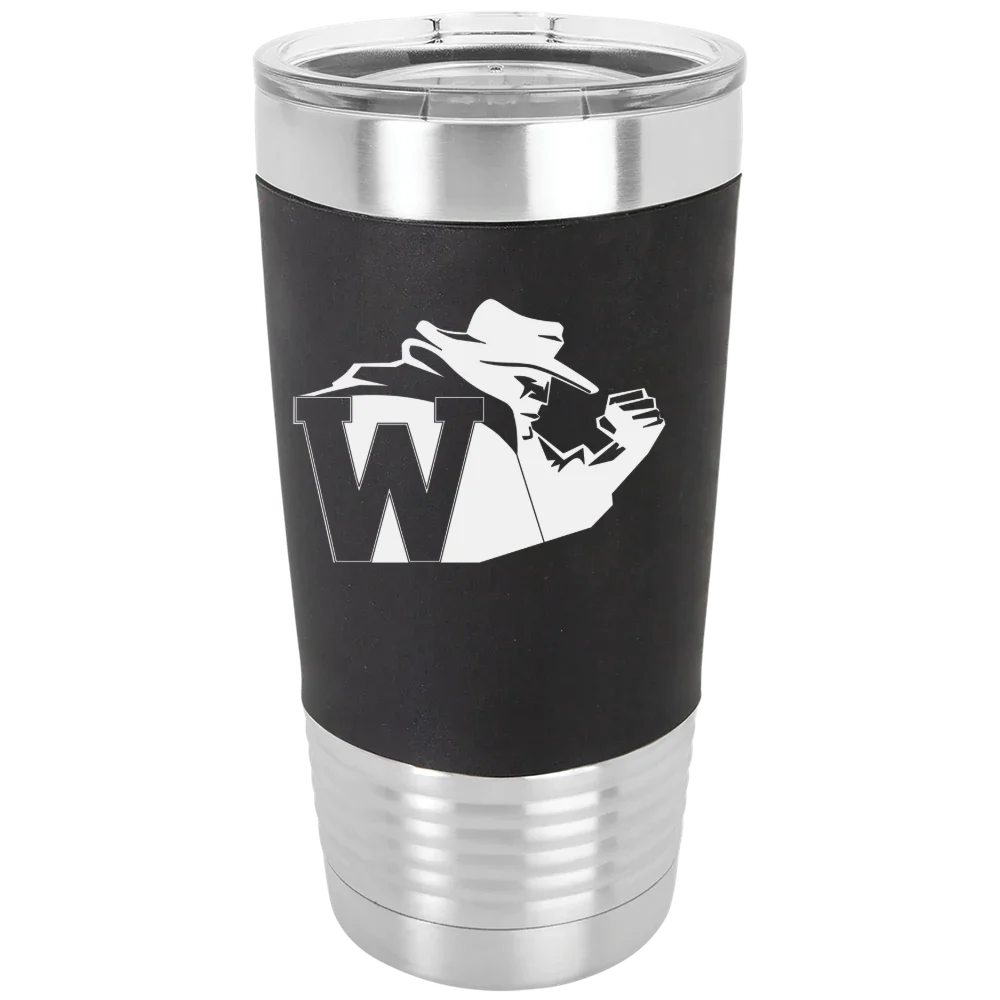 North Carolina Wesleyan University Polar Camel 20 oz. Silicone Grip Tumbler with Standard Lid