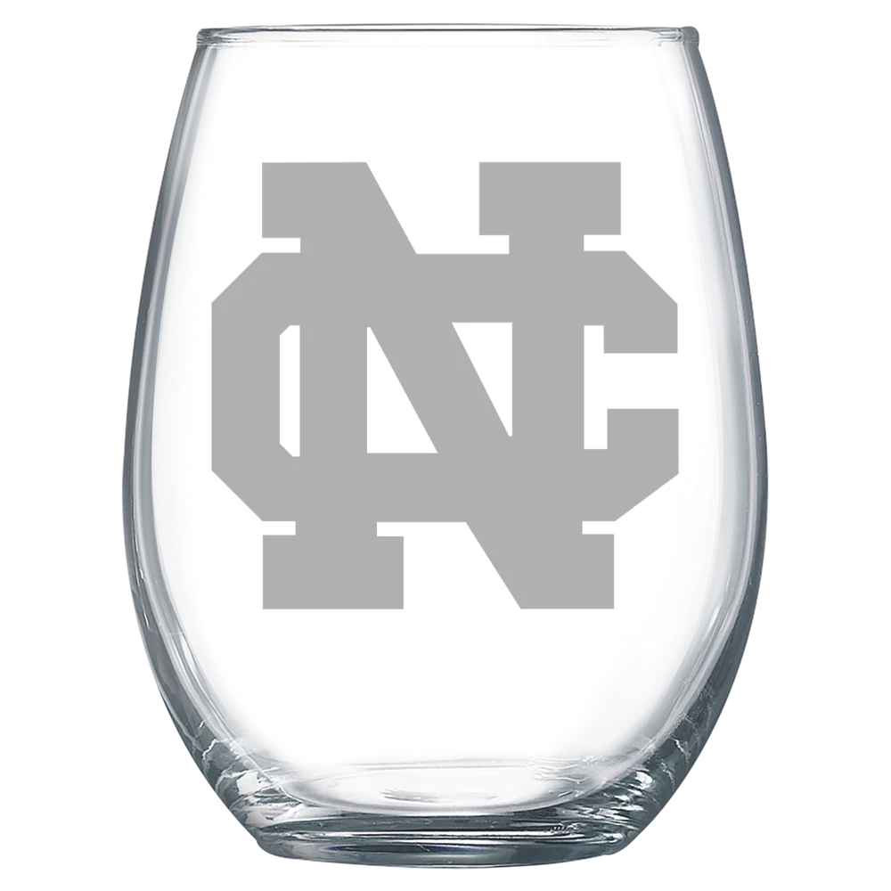 North Central College Polar Camel 15 oz. Stemless Wine Glass