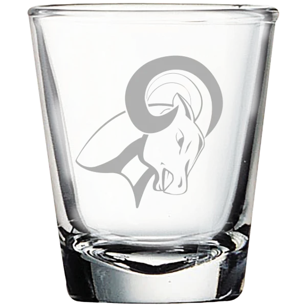 North Central University Polar Camel 1.7 oz. Shot Glass