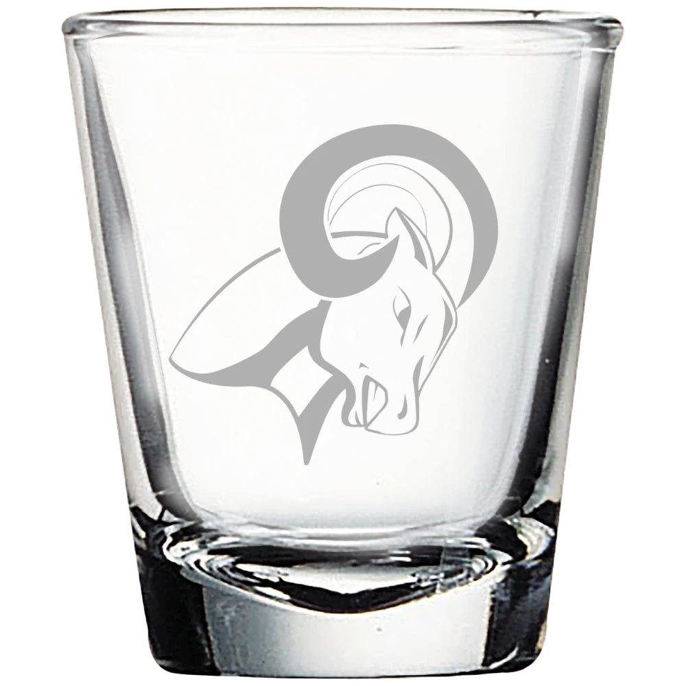 North Central University Polar Camel 1.7 oz. Shot Glass