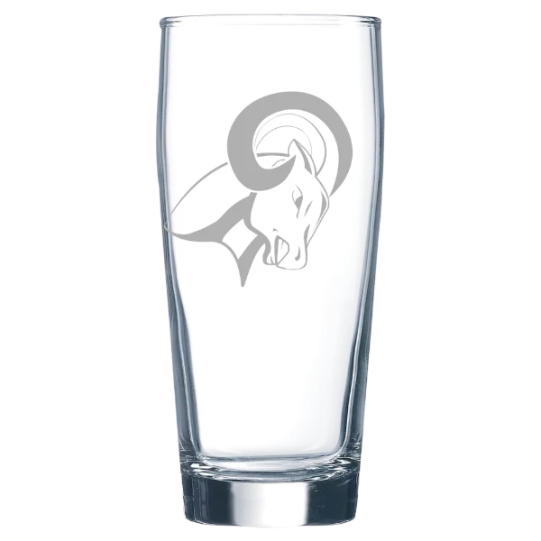 North Central University Polar Camel 16 oz. Willi Becher Beer Glass