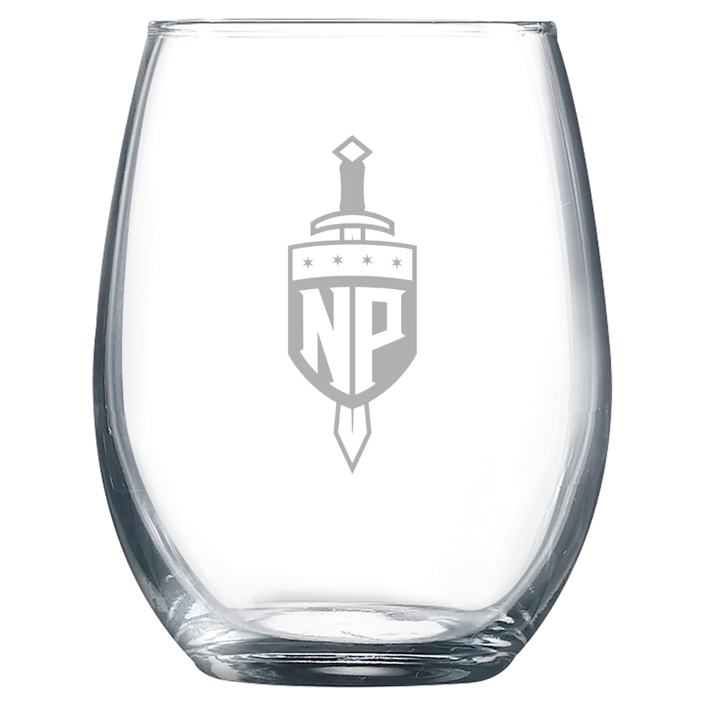 North Park University Polar Camel 9 oz. Stemless Wine Glass