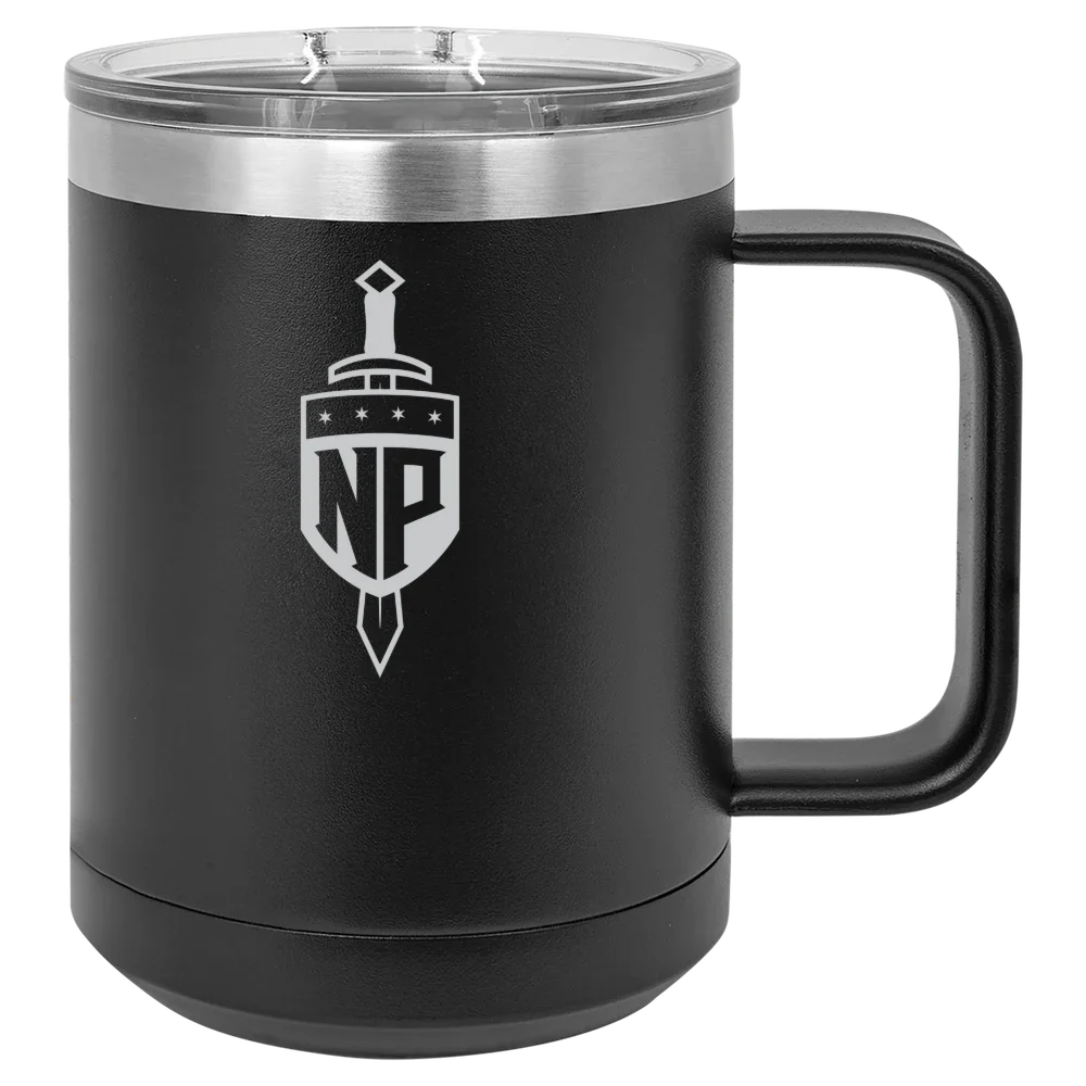 North Park University Polar Camel 15 oz. Mug with Slider Lid