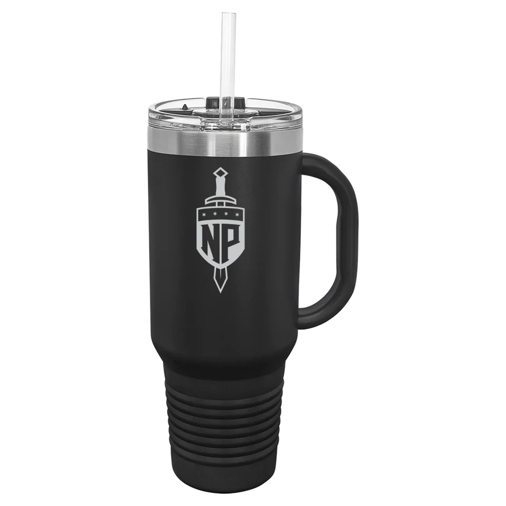 North Park University Polar Camel 40 oz. Travel Mug with Snap Lid & Straw
