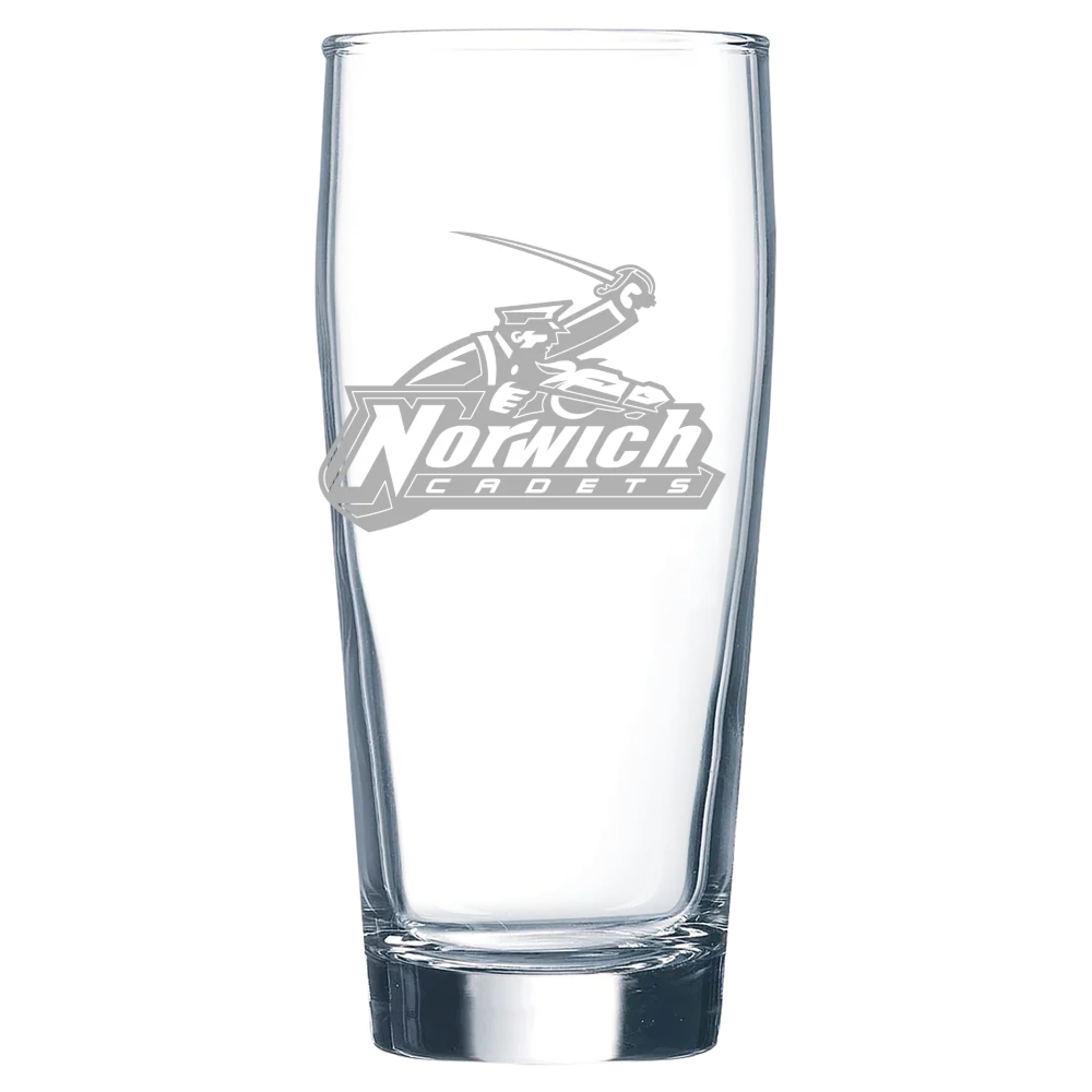 Norwich University Polar Camel 16 oz. Willi Becher Beer Glass