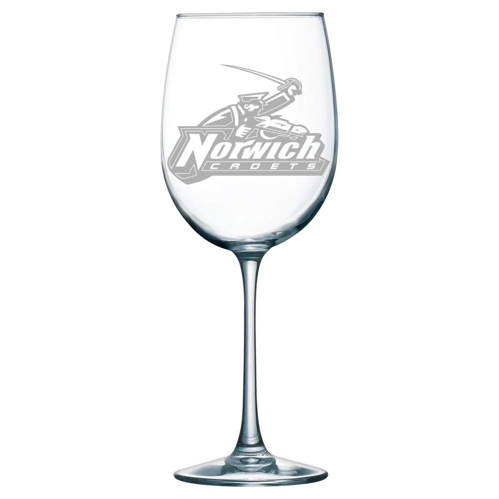 Norwich University Polar Camel 19 oz. Wine Glass