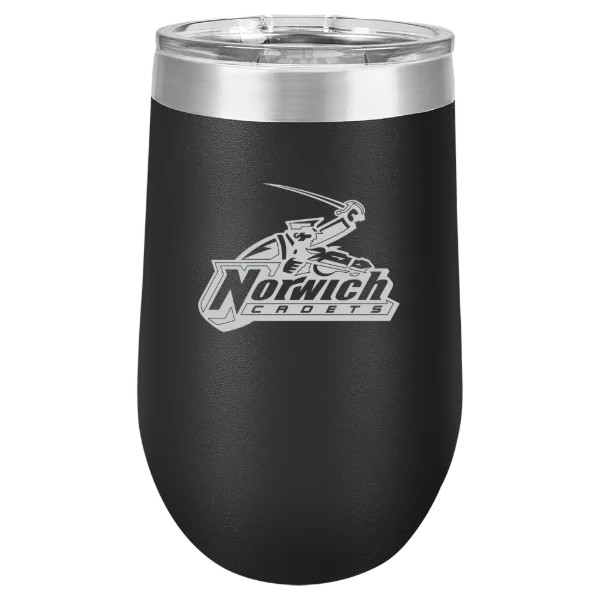 Norwich University Polar Camel 16 oz. Stemless Wine Tumbler