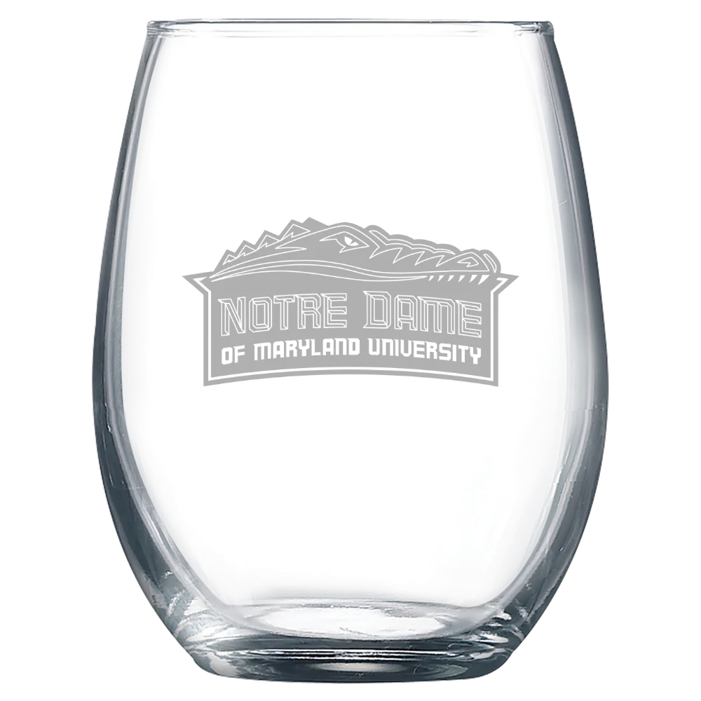 Notre Dame of Maryland University Polar Camel 9 oz. Stemless Wine Glass